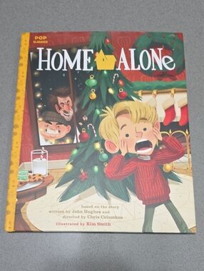 Home Alone Illustrated Holiday Book - Red Cover